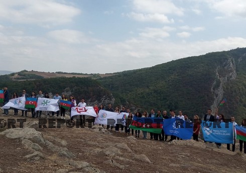 Представители молодежных организаций Азербайджана побывали на Джыдыр-дюзю