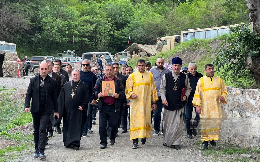 Representatives of Azerbaijan's religious communities visit Khudavang Monastery