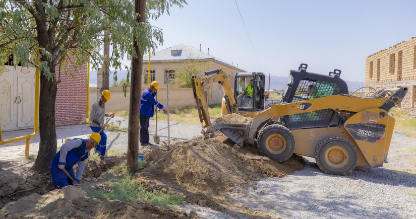 Nehrəm qəsəbəsinin içməli su təchizatı və kanalizasiya sistemləri yenidən qurulur