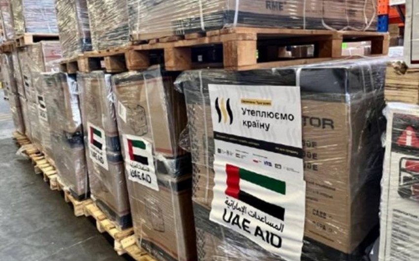 UAE transfers almost 1,500 generators to Ukraine