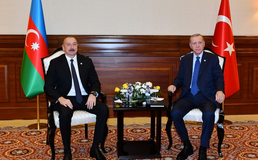 В Астане состоялась встреча президентов Азербайджана и Турции
