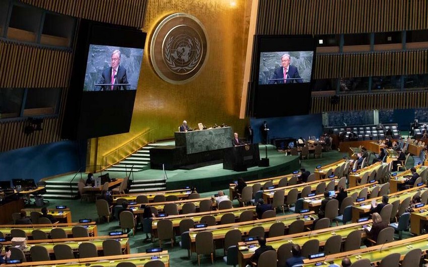 76th session of UN General Assembly opening in New York