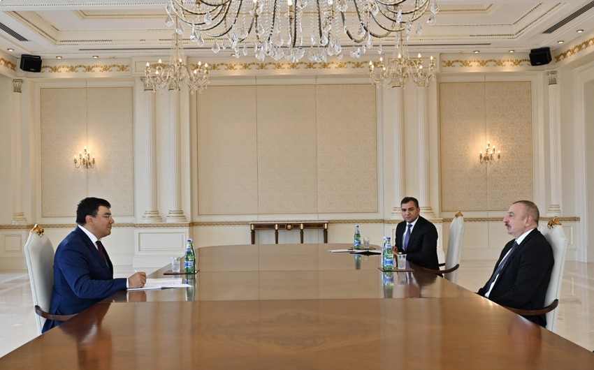 President Ilham Aliyev receives Deputy PM of Uzbekistan