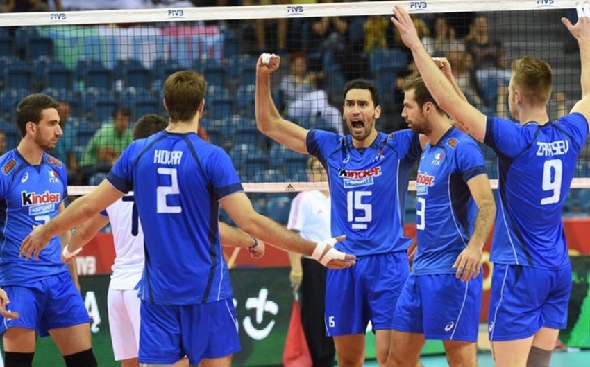 Сборная Италии по волейболу обнародовала состав участников во время Баку 2015