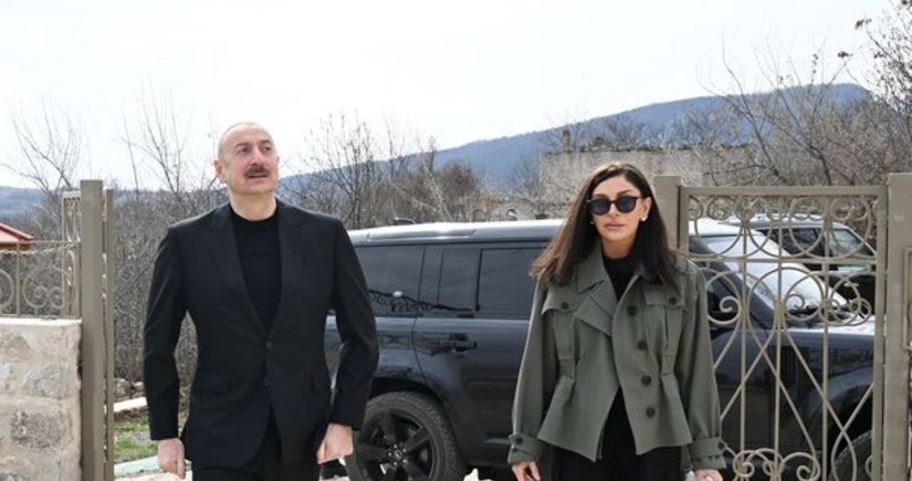 Prezident və birinci xanım Mehriban Əliyeva Şuşada bir sıra açılışlarda iştirak edib - YENİLƏNİB