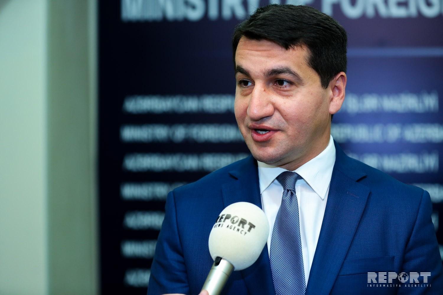 Hikmet Hajiyev Azerbaijan’s view on the conflict was explained to co