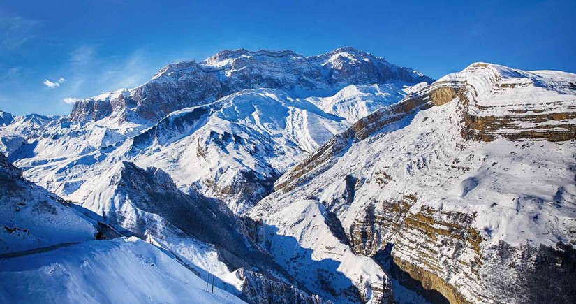 Light snowfall recorded in Shahdag, Azerbaijan