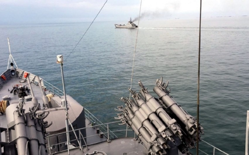 Large-scale exercise involved ships and boats of Azerbaijani Naval Forces