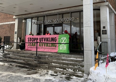 Экоактивисты сорвали собрание руководителей энергокомпаний на юге Норвегии