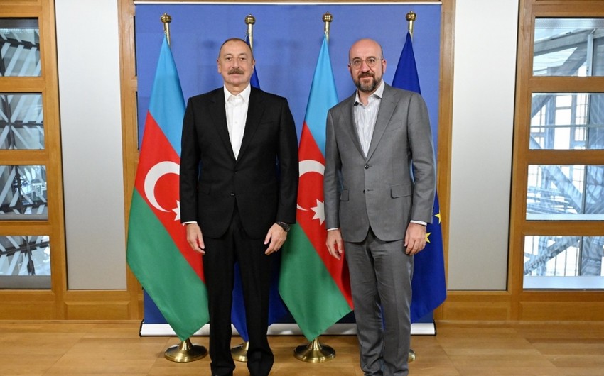 Charles Michel calls President Ilham Aliyev