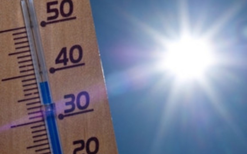 Temperature will reach 38 C in Azerbaijan on July 15