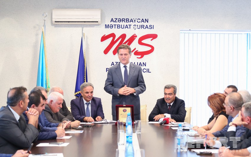 Turkish Ambassador to Azerbaijan holds a farewell meeting with reporters