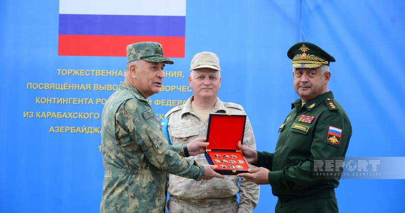 Командующий РМК в Карабахе награжден орденом России За воинскую доблесть