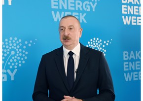 President: Azerbaijan's target is to have very sophisticated approach on using renewables