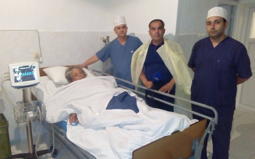 Главврач: Состояние женщины с осколочным ранением, полученным во время обстрела армянами, стабильно