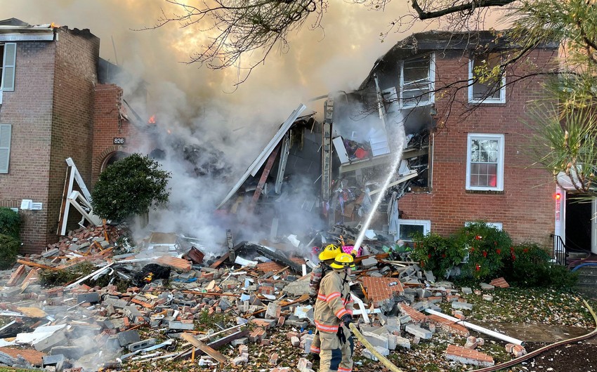 В США произошел взрыв в жилом доме