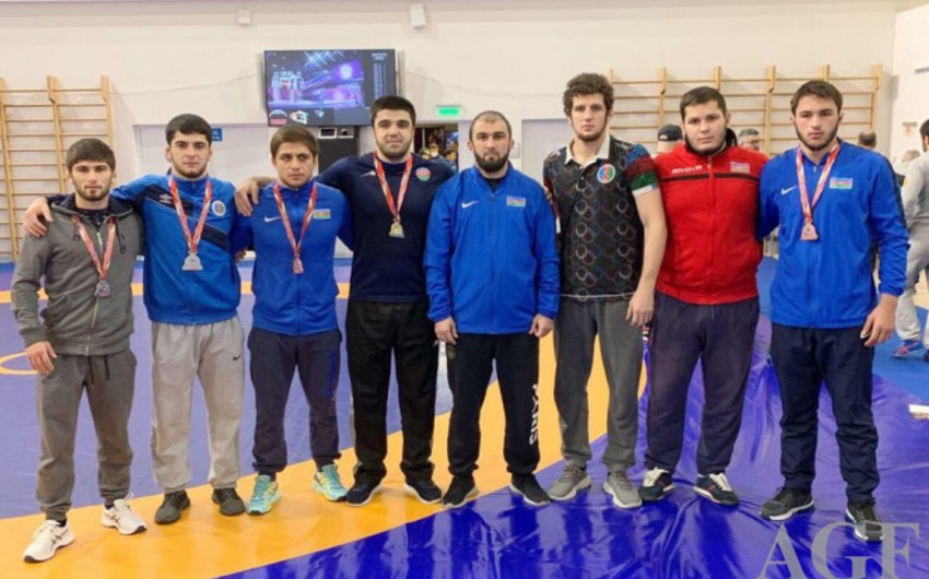 Азербайджанские борцы взяли 4 медали в Москве