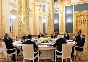 President Ilham Aliyev attending limited-format meeting of CIS Council of Heads of State in Moscow