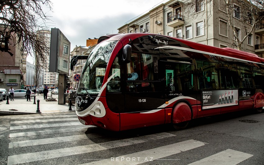 В Баку изменена схема движения автобусного маршрута №2