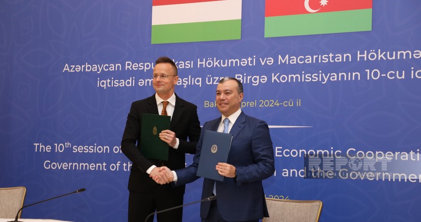 Подписан протокол по итогам заседания азербайджано-венгерской межправкомиссии