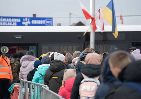 В Польшу прибыли около 1,8 млн беженцев с Украины