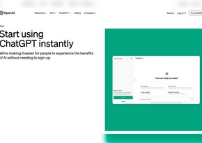 “OpenAI”: “ChatGPT” qeydiyyatsız da əlçatandır