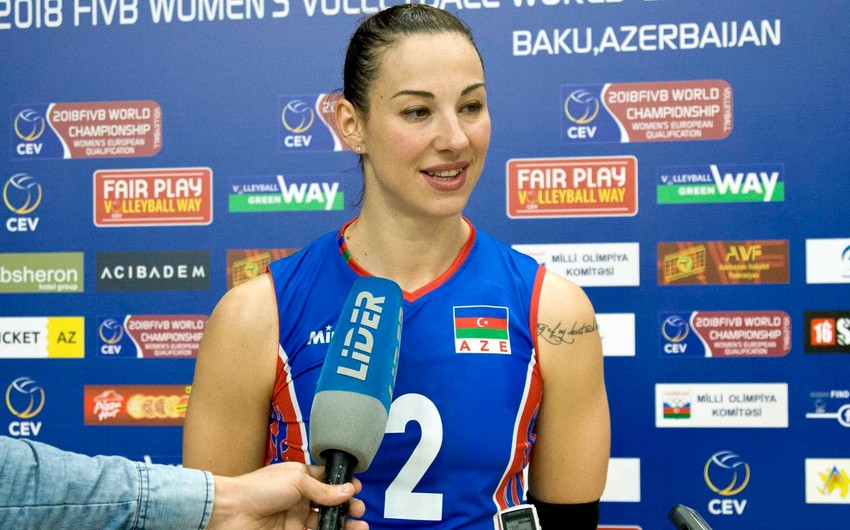 Волейболистка сборной Азербайджана: На этой игре нам удалось увидеть негативные стороны