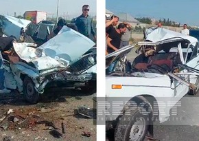 На дороге Баку-Губа произошла тяжелая авария, есть пострадавший