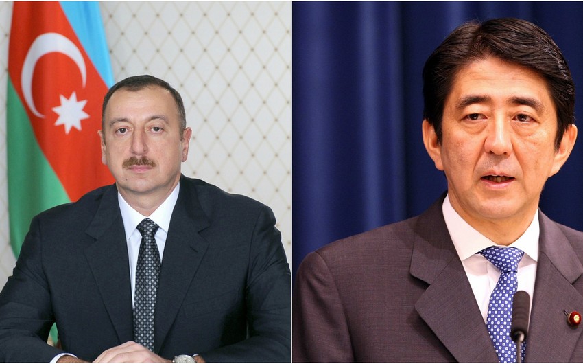 Премьер-министр Японии направил президенту Ильхаму Алиеву поздравительное письмо