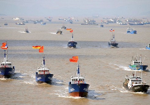Китай проведет военные учения в Южно-Китайском море