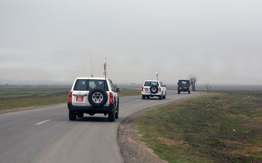 ОБСЕ провел мониторинг на линии соприкосновения войск в направлении Тертера