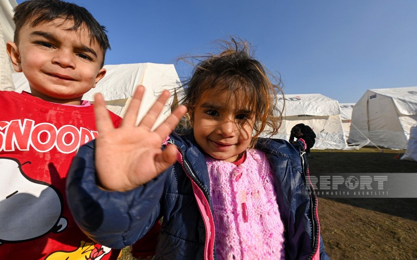 Telling photos from tent camp in Turkiye's quake-hit Kahramanmaras...