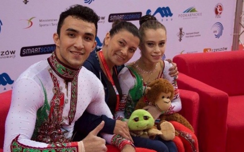 Азербайджанская пара акробатов завоевала медаль на чемпионате Европы