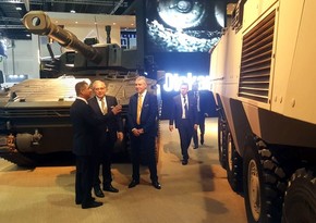 Azerbaijan Defense Minister attends IDEX-2019 International Defense Exhibition