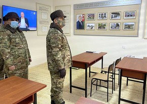 Defense Minister inspects new military unit in liberated territories