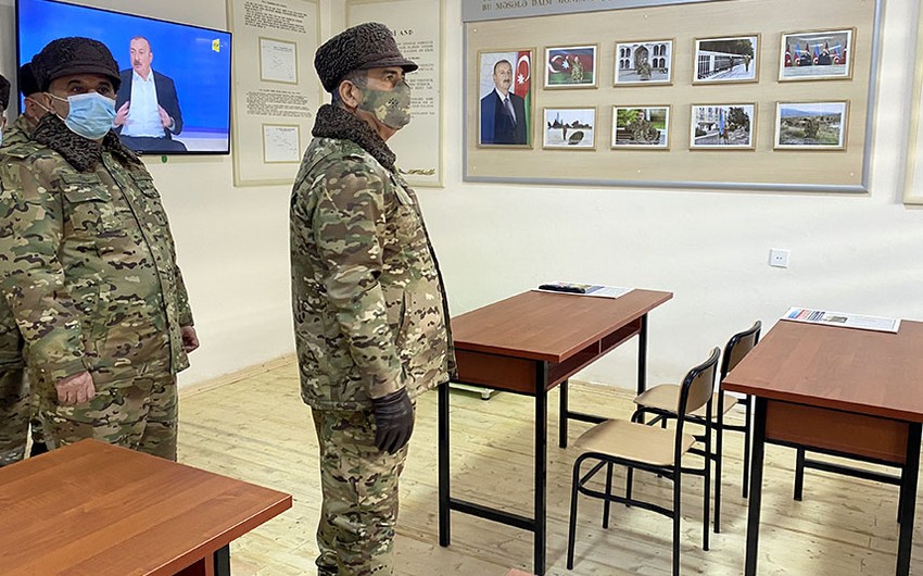 Defense Minister inspects new military unit in liberated territories