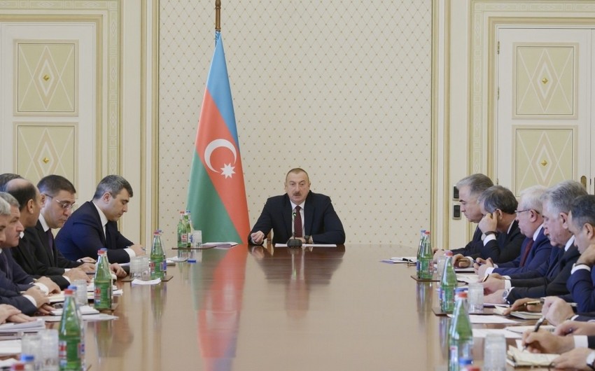 При Президенте Ильхаме Алиеве состоялось совещание, посвященное итогам хлопкового сезона и предстоящим в 2020 году мерам - ОБНОВЛЕНО