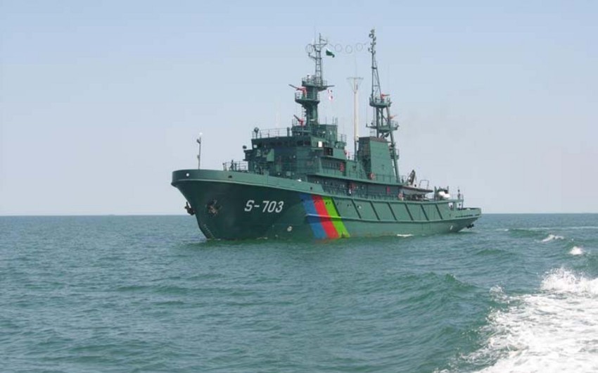 ​Военные моряки Азербайджана выполнили артиллерийские стрельбы на международном конкурсе