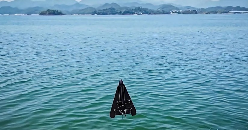 China creates drone that can fly and work underwater