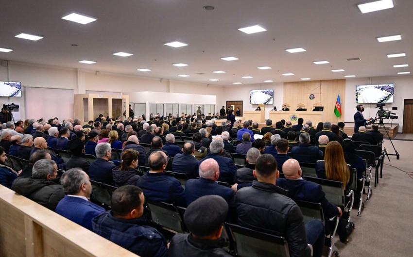 Trial continues for individuals of Armenian origin accused of committing crimes against peace and humanity, war and other grave crimes