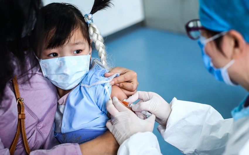 Çində 3 yaşından yuxarı uşaqlar koronavirusa qarşı peyvənd olunacaq