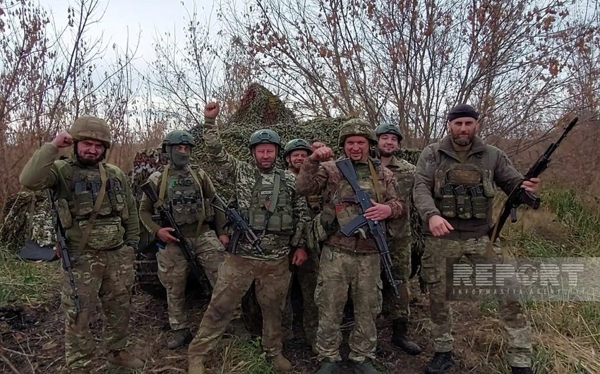 Ukrainian servicemen congratulate Azerbaijani Army