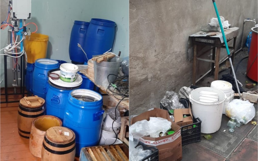 В Хырдалане обнаружен подпольный цех по фасовке поддельного меда 
