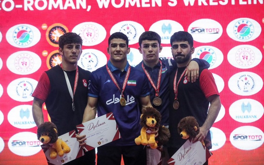 Азербайджанские борцы завоевали 10 медалей на Турнире чемпионов в Анталье