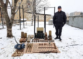 Weapons abandoned by Armenians during Patriotic War found in Shusha