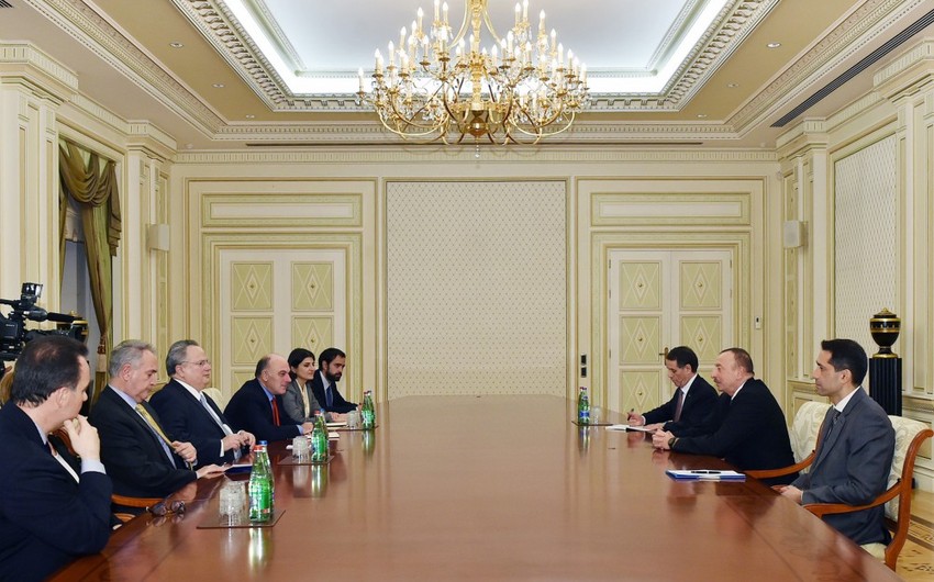 ​Никос Котзиас обсудил с Ильхамом Алиевым европейские перспективы страны