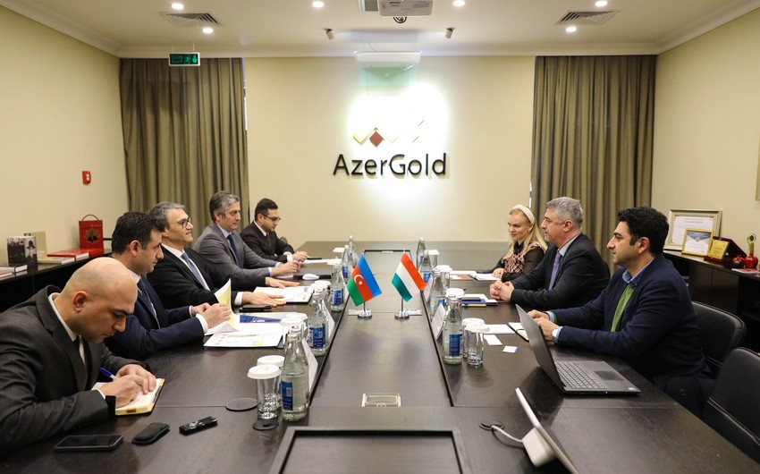 Председатель ЗАО «AzerGold» встретился с послом Венгрии в Азербайджане