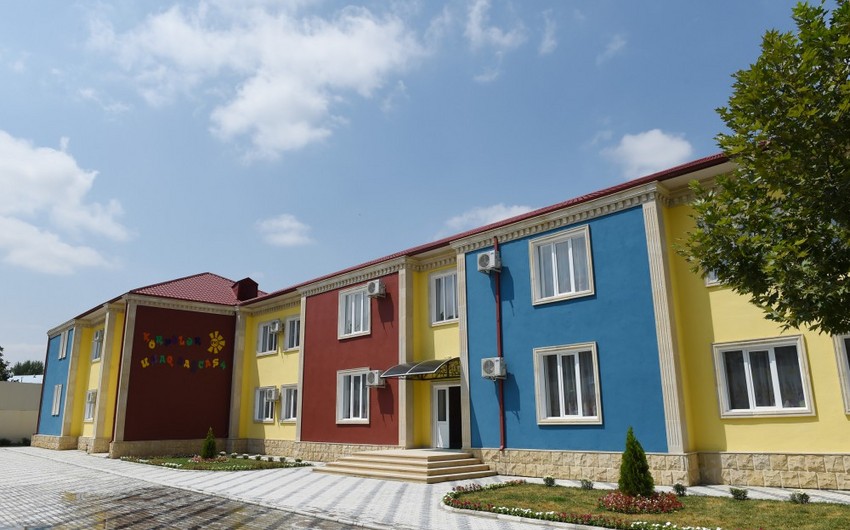 Newly renovated orphanage-kindergarten No.4 opened in Goygol