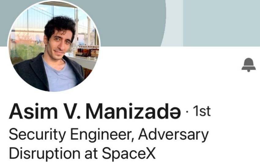 Азербайджанец принят на работу в компанию Илона Маска SpaceX