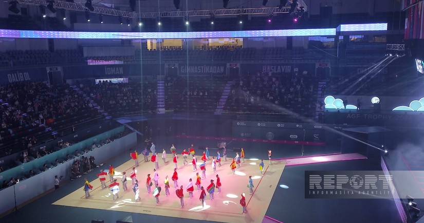 Bakıda bədii gimnastika üzrə Dünya Kubokunun açılış mərasimi keçirilib